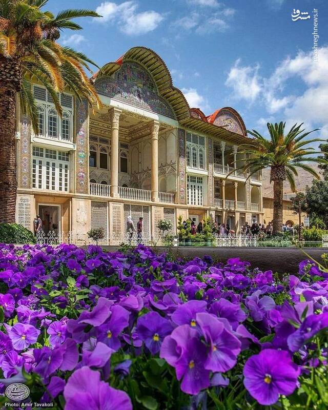 یکی از قشنگترین باغهای ایرانی؛ باغ ارم شیراز