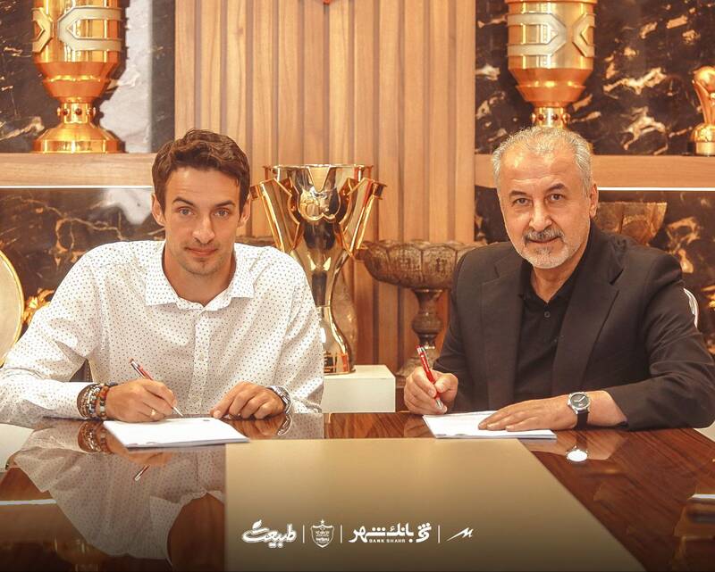 قرارداد گولسیانی با پرسپولیس امضا شد +عکس