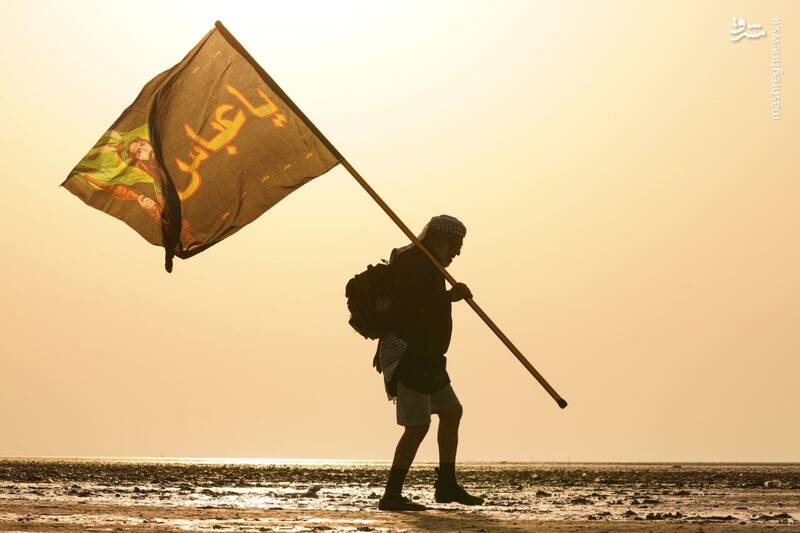 عکس/ آغاز پیادهروی اربعین از جنوبیترین نقطه عراق