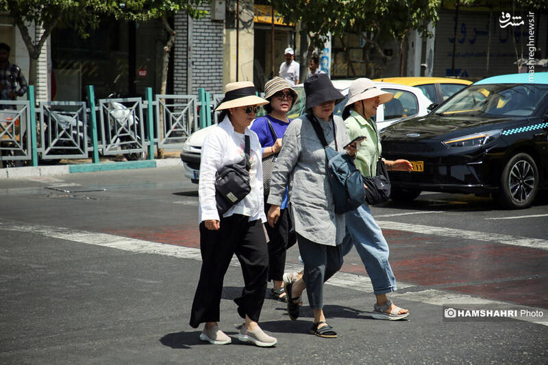 عکس/ تهران در مدار گرما