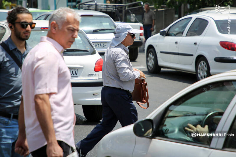 عکس/ تهران در مدار گرما