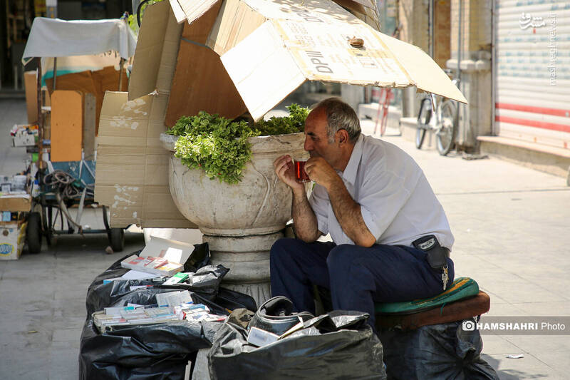 عکس/ تهران در مدار گرما