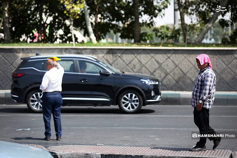 عکس/ تهران در مدار گرما