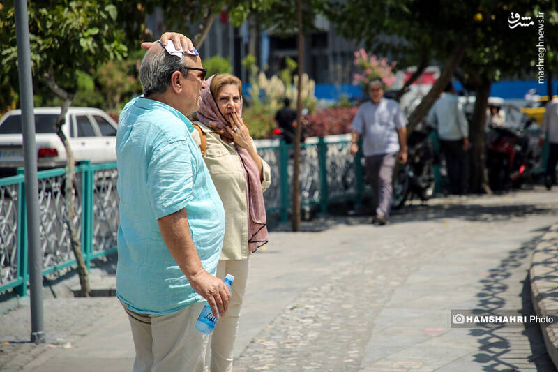 عکس/ تهران در مدار گرما