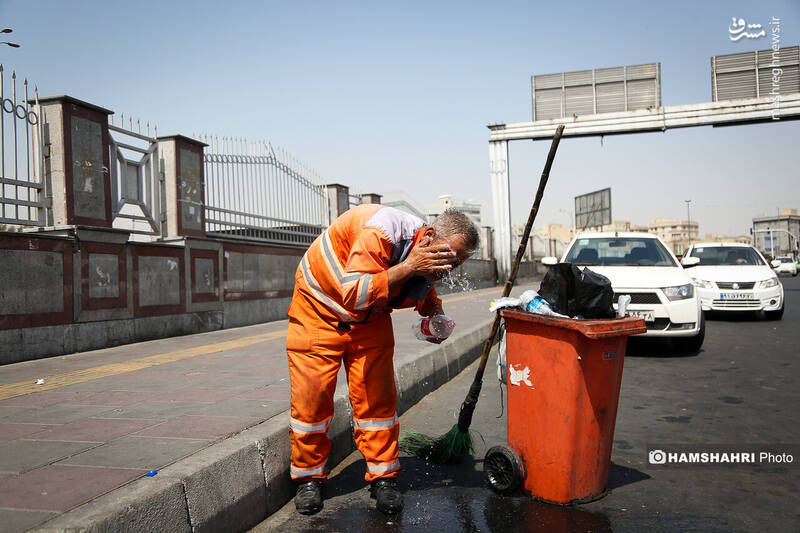 عکس/ تهران در مدار گرما