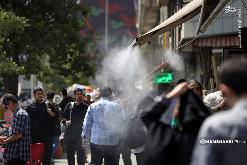 عکس/ تهران در مدار گرما