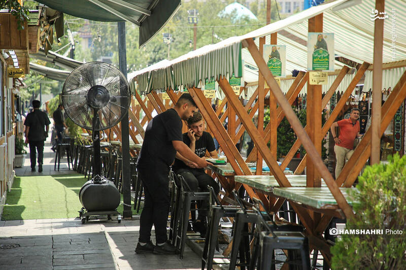 عکس/ تهران در مدار گرما