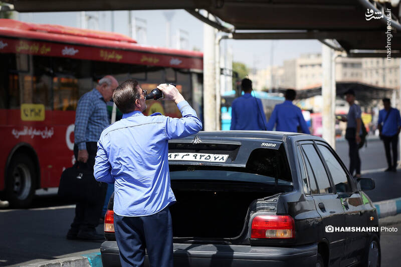 عکس/ تهران در مدار گرما