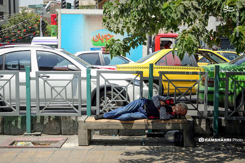 عکس/ تهران در مدار گرما