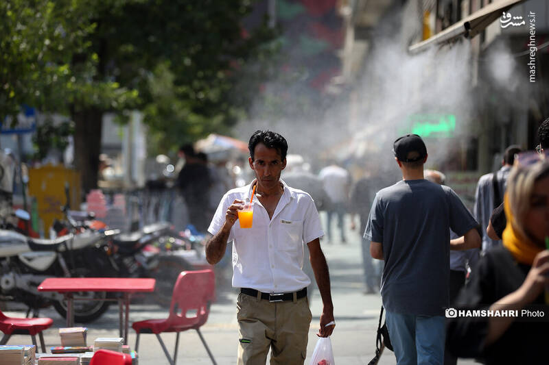 عکس/ تهران در مدار گرما