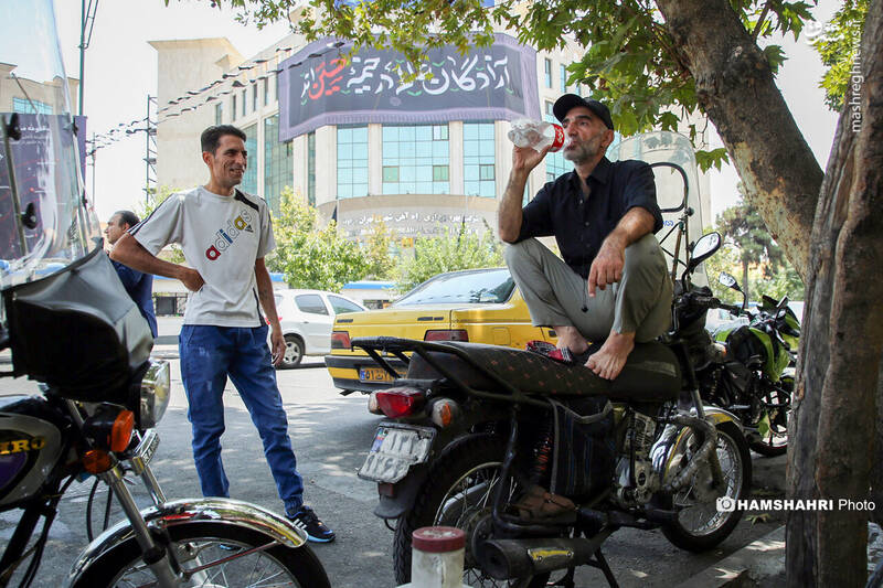 عکس/ تهران در مدار گرما