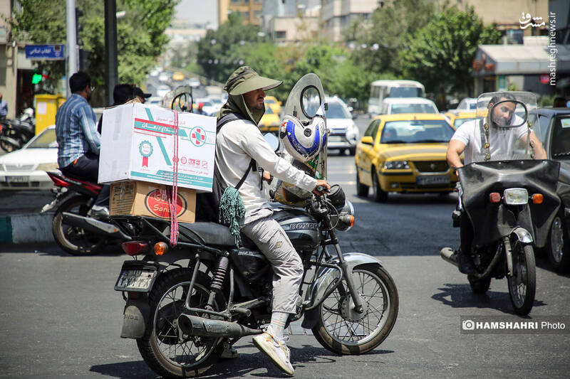 عکس/ تهران در مدار گرما