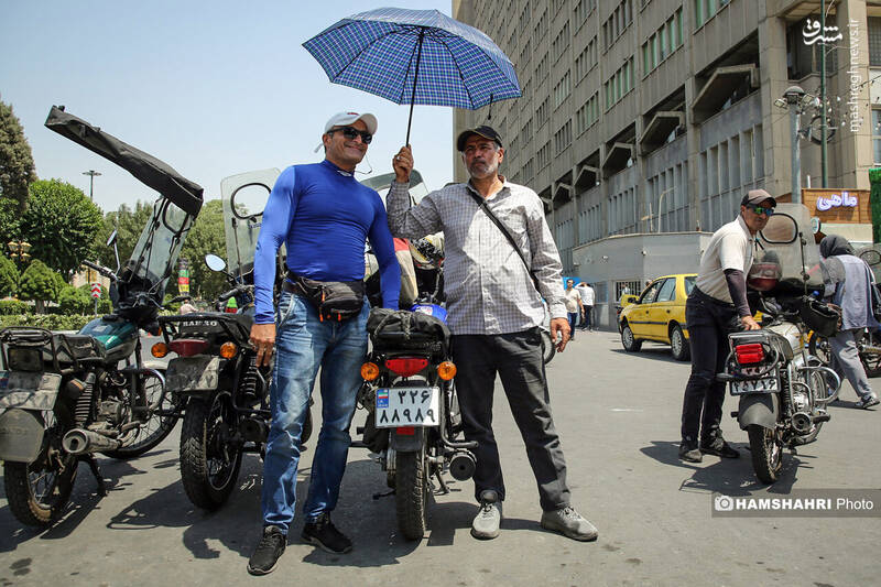 عکس/ تهران در مدار گرما