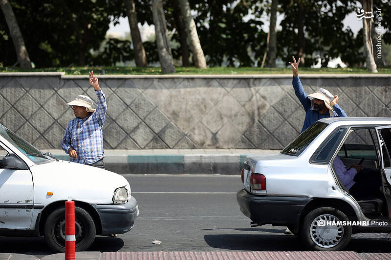 عکس/ تهران در مدار گرما