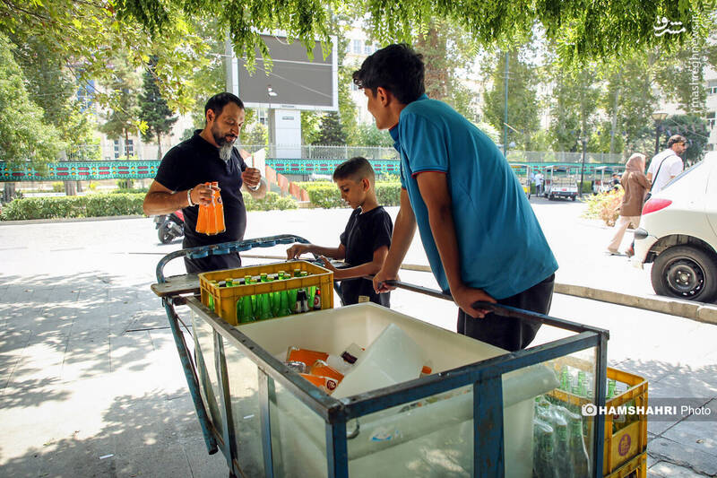 عکس/ تهران در مدار گرما