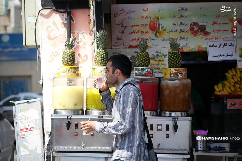 عکس/ تهران در مدار گرما