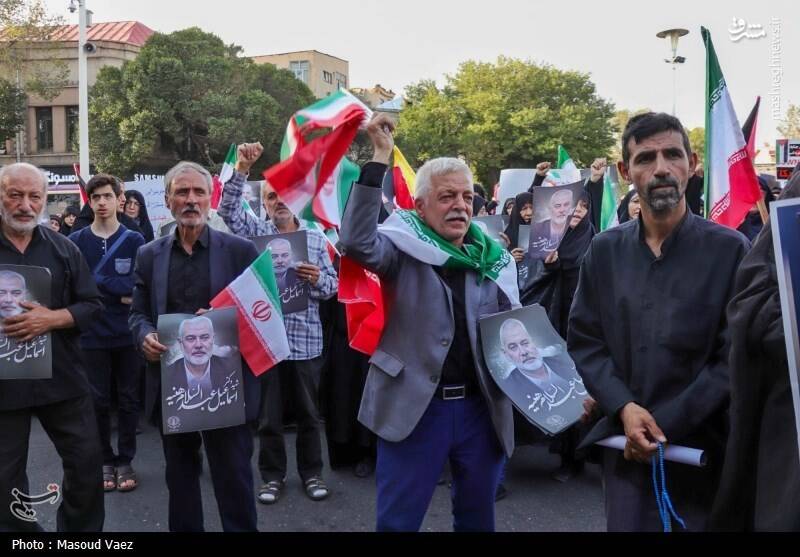 تجمع مردمی در پی محکومیت ترور شهید اسماعیل هنیه -تبریز تجمع مردمی در پی محکومیت ترور شهید اسماعیل هنیه -تبریز