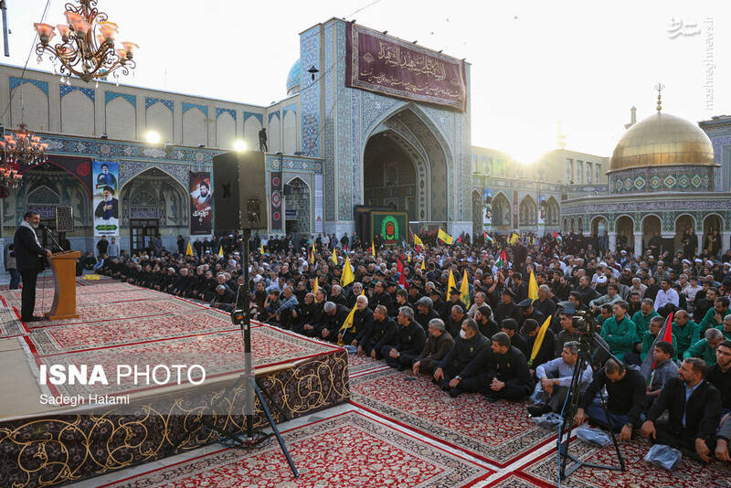 تجمع مردم مشهد در محکومیت ترور شهید اسماعیل هنیه توسط رژیم صهیونیستی تجمع مردم مشهد در محکومیت ترور شهید اسماعیل هنیه توسط رژیم صهیونیستی