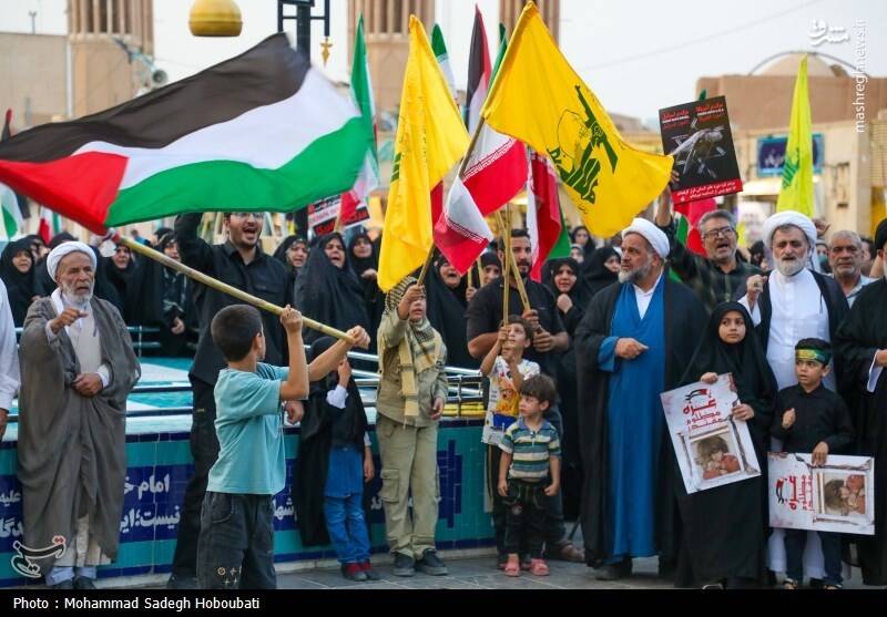 تجمع مردمی در پی محکومیت ترور شهید اسماعیل هنیه -یزد تجمع مردمی در پی محکومیت ترور شهید اسماعیل هنیه -یزد