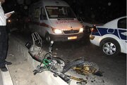 واژگونی موتورسیکلت در شیراز ، جان دو نفر را گرفت