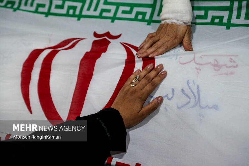 عکس/ مراسم وداع با پیکر مطهر شهیدالقدس میلاد بیدی