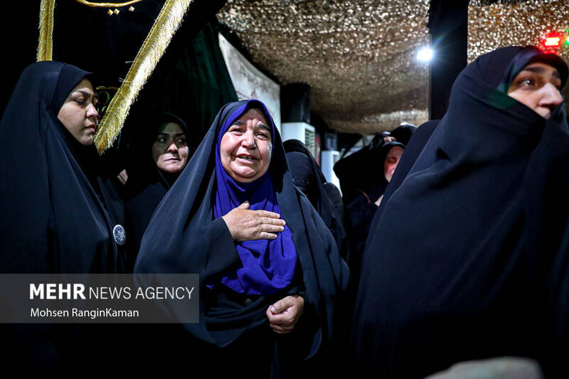 عکس/ مراسم وداع با پیکر مطهر شهیدالقدس میلاد بیدی