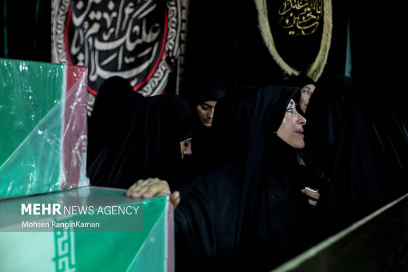 عکس/ مراسم وداع با پیکر مطهر شهیدالقدس میلاد بیدی