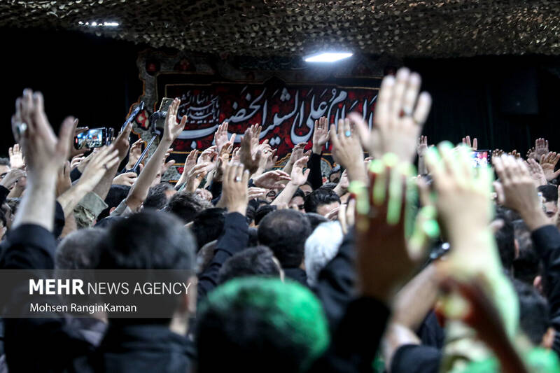 عکس/ مراسم وداع با پیکر مطهر شهیدالقدس میلاد بیدی