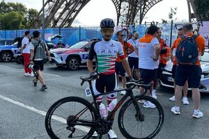 دوچرخه سوار ایران به خط پایان المپیک رسید