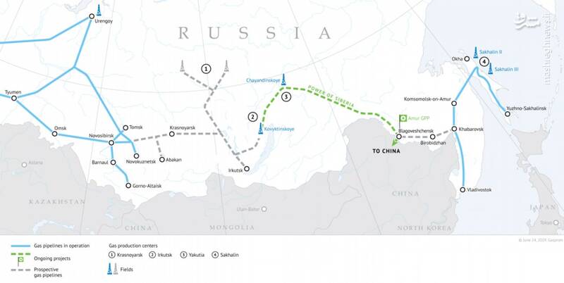 کاهش درآمد گازی روسیه در پی تخفیفهای گسترده به اروپا و چین