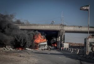 انفجار کامیون بمب‌گذاری‌شده در شمال غرب سوریه
