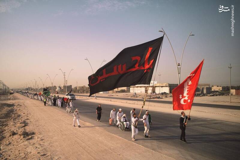 عکس/ پای پیاده از حرم تا به حرم