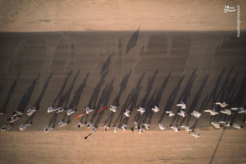 عکس/ پای پیاده از حرم تا به حرم