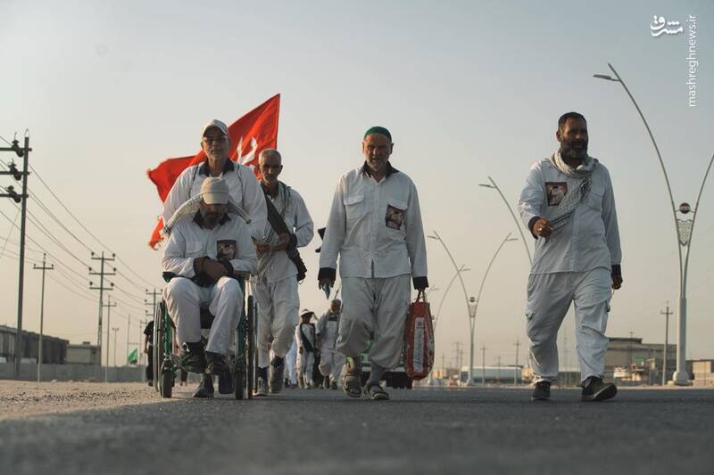 عکس/ پای پیاده از حرم تا به حرم