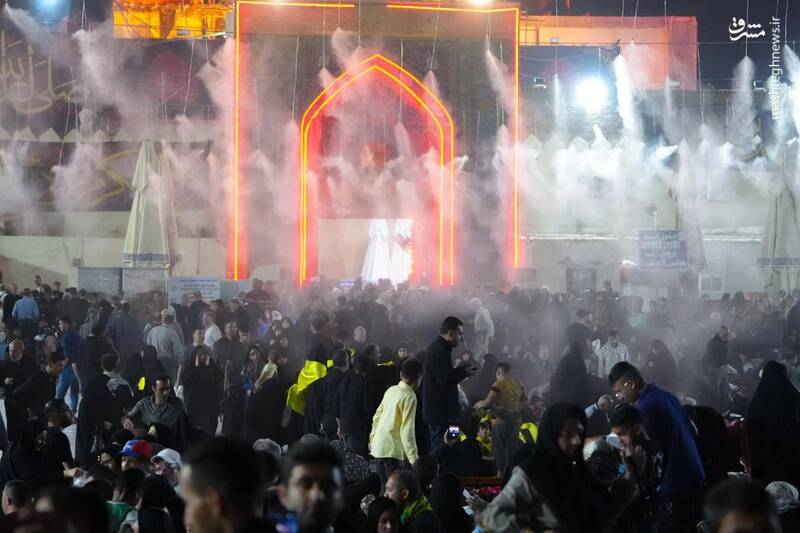 عکس/ پذیرایی از زائران اربعین در سامرا