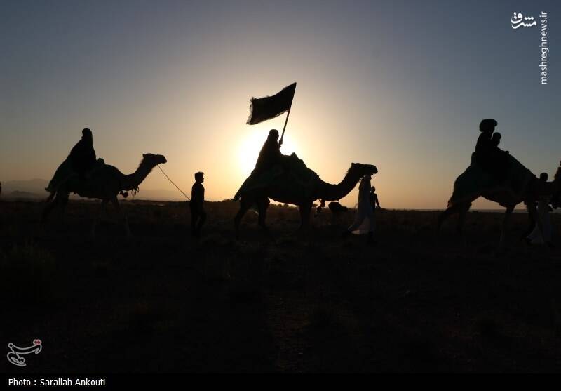 عکس/ کاروان نمادین اسرای کربلا