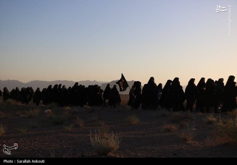عکس/ کاروان نمادین اسرای کربلا
