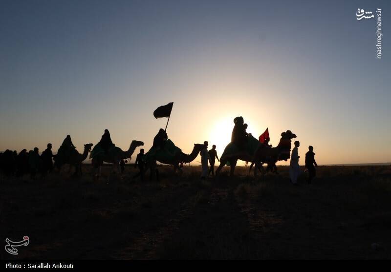 عکس/ کاروان نمادین اسرای کربلا