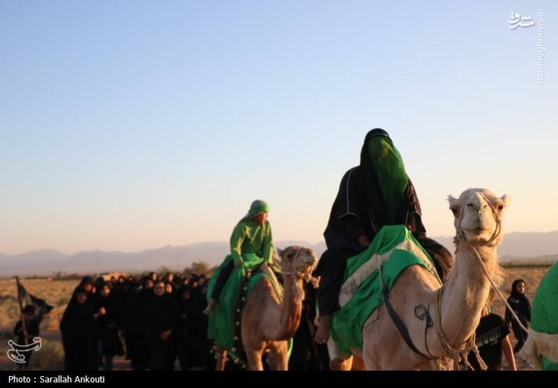 عکس/ کاروان نمادین اسرای کربلا