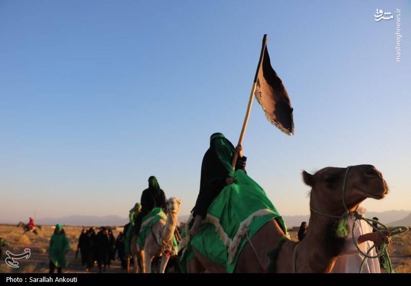 عکس/ کاروان نمادین اسرای کربلا
