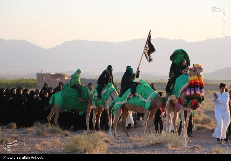 عکس/ کاروان نمادین اسرای کربلا
