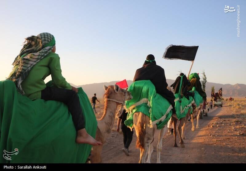 عکس/ کاروان نمادین اسرای کربلا