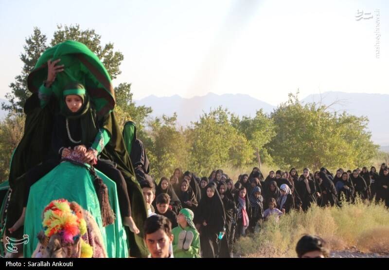 عکس/ کاروان نمادین اسرای کربلا