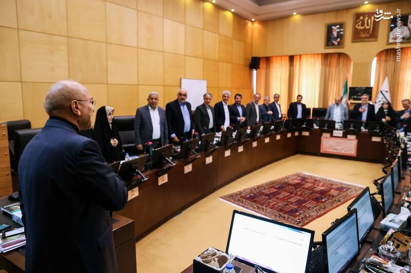 عکس/ بازدید محمدباقر قالیباف از فرآیند بررسی صلاحیت وزرای پیشنهادی