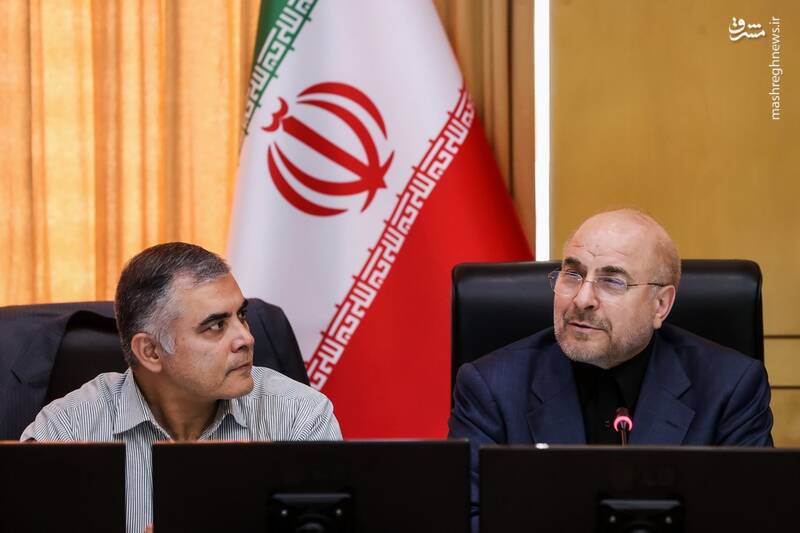 عکس/ بازدید محمدباقر قالیباف از فرآیند بررسی صلاحیت وزرای پیشنهادی