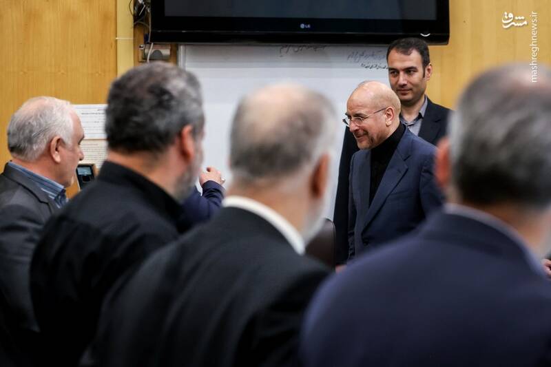 عکس/ بازدید محمدباقر قالیباف از فرآیند بررسی صلاحیت وزرای پیشنهادی