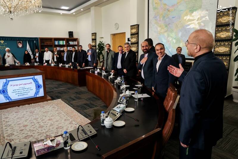 عکس/ بازدید محمدباقر قالیباف از فرآیند بررسی صلاحیت وزرای پیشنهادی