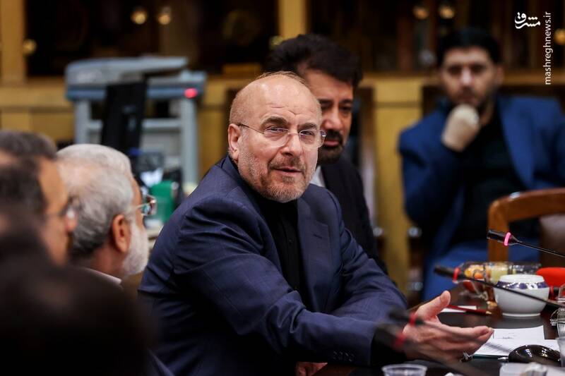 عکس/ بازدید محمدباقر قالیباف از فرآیند بررسی صلاحیت وزرای پیشنهادی