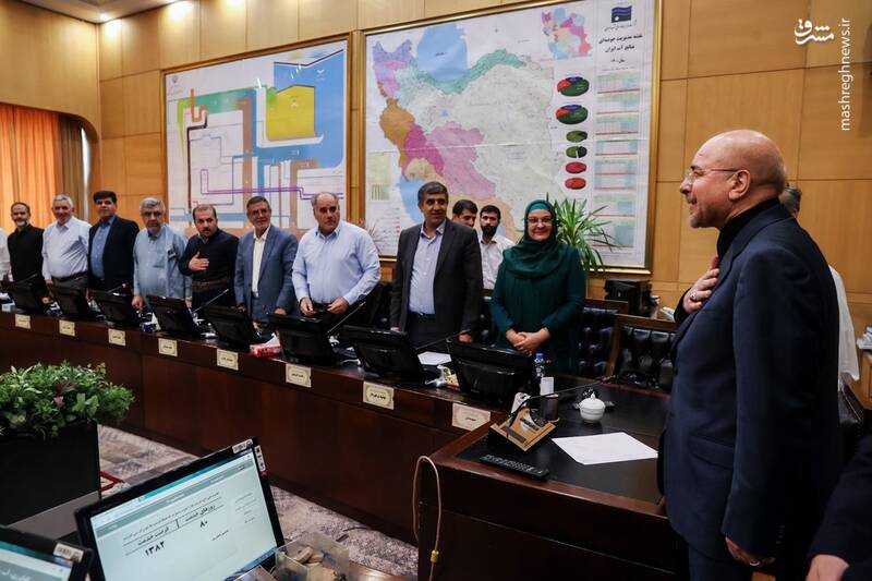 عکس/ بازدید محمدباقر قالیباف از فرآیند بررسی صلاحیت وزرای پیشنهادی