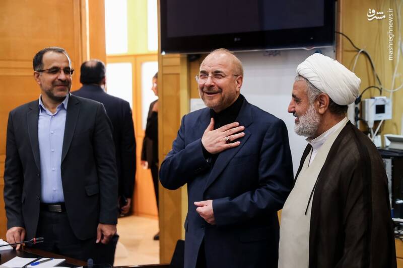 عکس/ بازدید محمدباقر قالیباف از فرآیند بررسی صلاحیت وزرای پیشنهادی